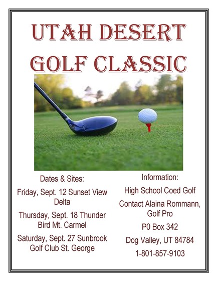 Desktop Publishing: Golf Flyer